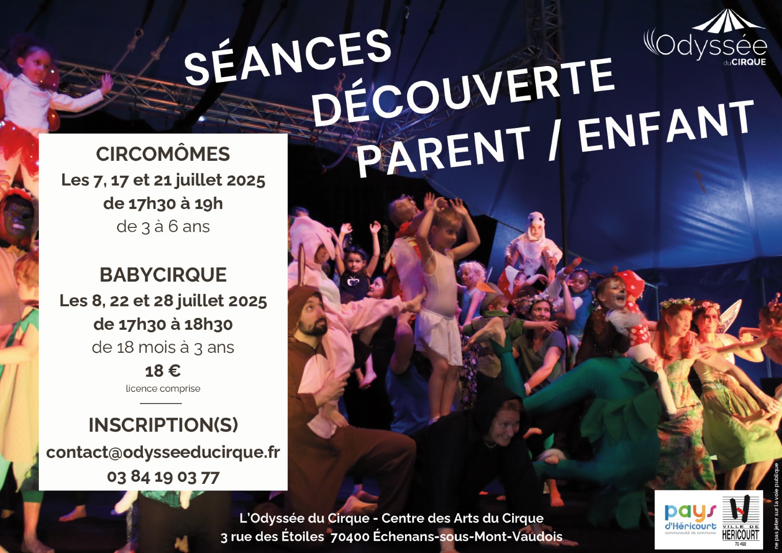 s&eacute;ances d&eacute;couverte parent-enfant